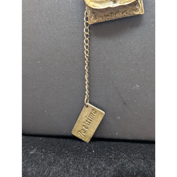 Jet'aime VTG Brass Necklace & Made to Look Antique Filigree Pendant Necklace Lot - Picture 13 of 15